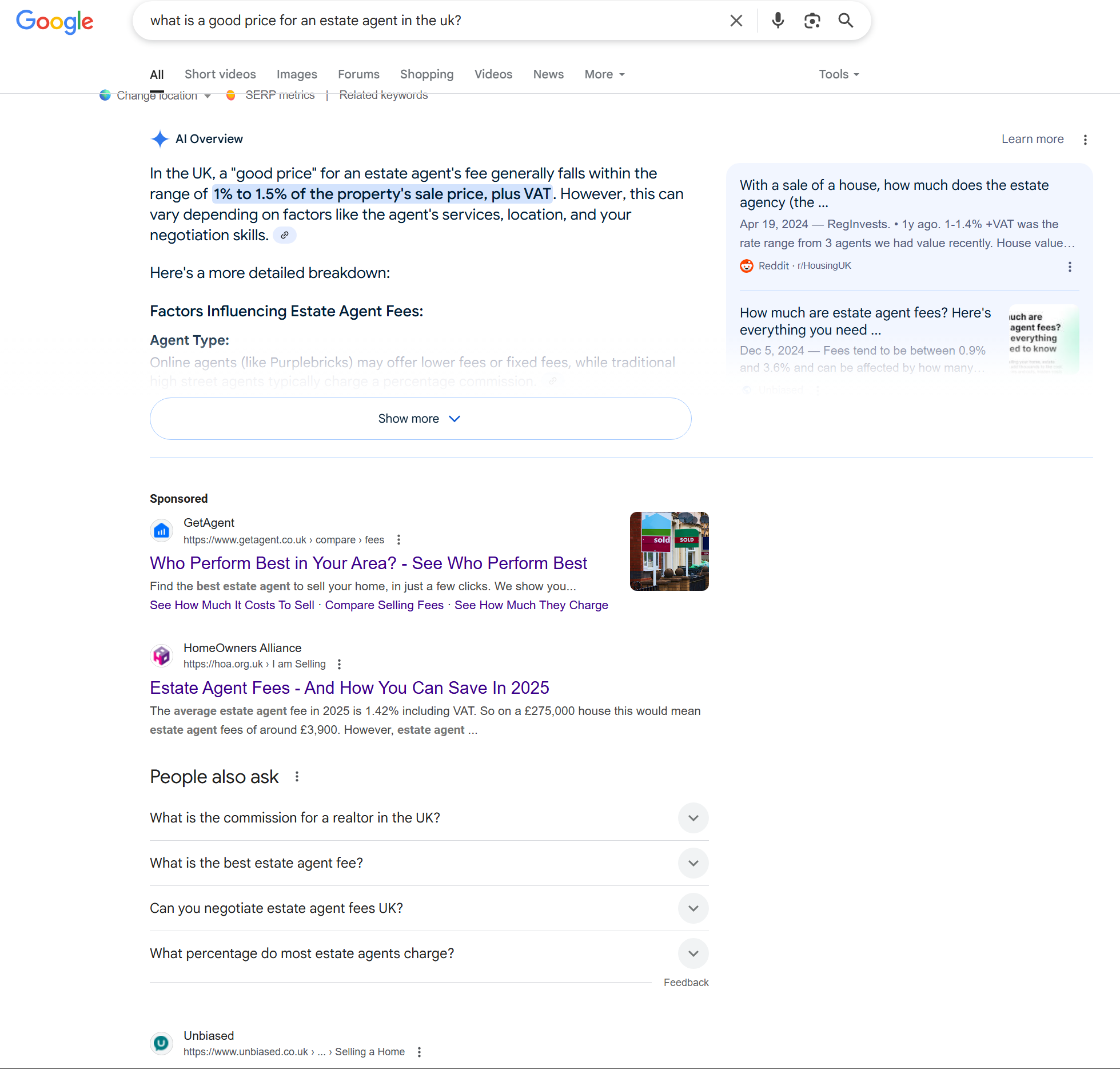Google AI Overview Example